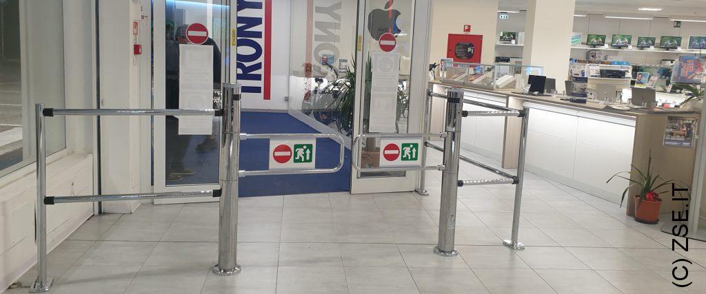 Portello Automatico Radar ingresso Punto Vendita